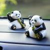 Solar Dancing Panda Figurine Car Accessory | Cartoon view 2