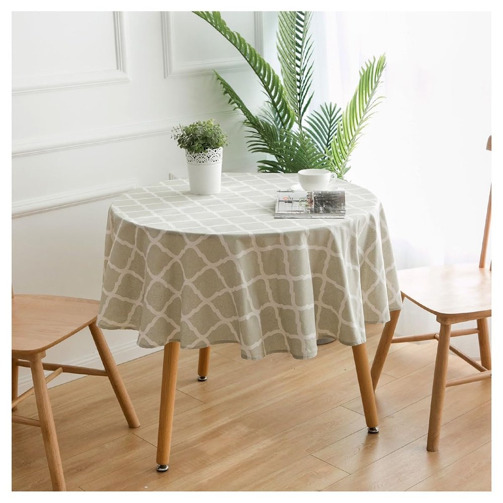 Round Reusable Tablecloth, Ø150 cm