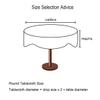 Round Reusable Tablecloth, Ø150 cm view 2