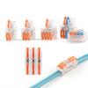 RUAJOGYNVM Fast Wire Connector Compact Terminal Block, Push-In, 1-In/Multiple-Out Cable Splicing for Home Improvement & Lighting (10 pcs, D1-3TO) view 1