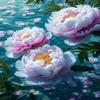 Peony 5D Diamond Painting Kit for Adults, 30 x 40 cm view 1