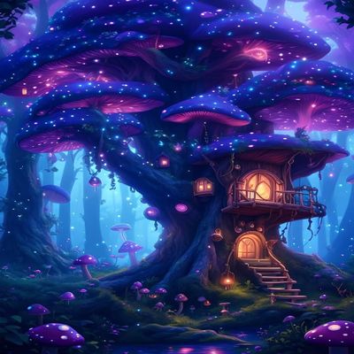 5D Diamond Painting Treehouse Kit, 30 x 40 cm