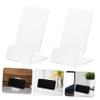 HOMSFOU Acrylic Phone Stand for Desk view 2