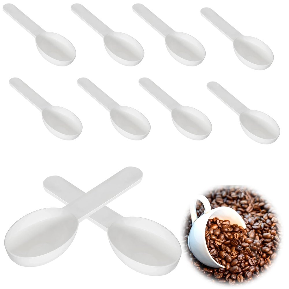 10-Piece 7 g Plastic Measuring Spoon Set