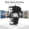 BORLTER CLAMP 64GB Piano-Shaped USB 2.0 Flash Drive view 3
