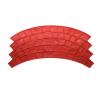 sjdoPulse European Fan Concrete Stamp, Decorative Textured Mat, Polyurethane Stamp Skin for Fan-Patterned Paths (Style 10) view 1