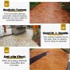 sjdoPulse European Fan Concrete Stamp, Decorative Textured Mat, Polyurethane Stamp Skin for Fan-Patterned Paths (Style 10) view 4