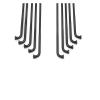 ZGYOZMNG J-Bend Spokes, 12 pcs/lot, Triple-Butted, for MTB and Road Bikes, Stainless Steel, 14G, 2.0 mm (J-Bend 264 mm) view 2