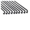 ZGYOZMNG J-Bend Spokes, 12 pcs/lot, Triple-Butted, for MTB and Road Bikes, Stainless Steel, 14G, 2.0 mm (J-Bend 264 mm) view 4