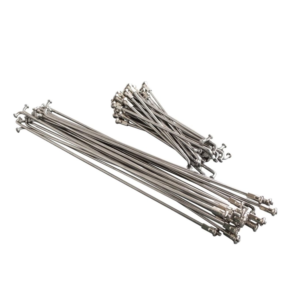 ZGYOZMNG Bicycle Spokes with Nipples, 5 Pieces, Stainless Steel, 13G, 181 mm