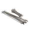 ZGYOZMNG Bicycle Spokes with Nipples, 5 Pieces, Stainless Steel, 13G, 181 mm view 1