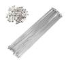 ZGYOZMNG Spokes, 10-Piece Set, 14G Stainless Steel Spokes with Nipples for Mountain and Road Bikes (276 mm) view 1