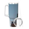 Paris Eiffel Tower Print Insulated Travel Coffee Cup, 304 Stainless Steel view 2