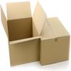 WePack 75-Pack Folding Cartons 350 x 300 x 100 mm, Single-Wall B-Flute Shipping Boxes, Brown view 1