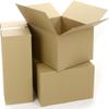 WePack 75-Pack Folding Cartons 350 x 300 x 100 mm, Single-Wall B-Flute Shipping Boxes, Brown view 4