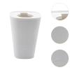 Milageto Hanging Flower Pot, Self-Watering Planter Basket, Upside-Down Plant Pot, White view 2