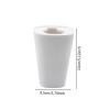 Milageto Hanging Flower Pot, Self-Watering Planter Basket, Upside-Down Plant Pot, White view 4