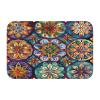 Mexpekil Dark Colorful Mandala Flower Doormat, 40 x 60 cm view 1
