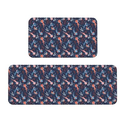 InOmak Axolotl Foot Mat Set, 2-Piece Kitchen Rugs