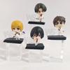 Zhongkaihua Anime Figure Set, 4-Piece, Levi/Armin Arlert/Eren Jaeger, Mini Model Statue, Collectible Decor, Gifts, 5 cm PVC view 2
