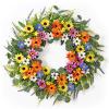 Dremisland 55 cm Eucalyptus Wreath, Year-Round Front Door Decor view 1