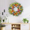 Dremisland 55 cm Eucalyptus Wreath, Year-Round Front Door Decor view 4