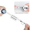 Cute Unicorn Retractable Keychain Key Reel with Carabiner Badge Holder, 5.5 x 4 cm view 3