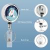 Cute Unicorn Retractable Keychain Key Reel with Carabiner Badge Holder, 5.5 x 4 cm view 4
