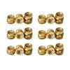 100-Pack M1.4 × 3 × 2.3 Brass Knurled Heat-Set Insert Nuts view 1