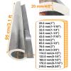 Heating Pipe Insulation, Frost Protection, Outdoor Use, ID 25/27/32/34/43/52/65/76/90/114/133/165 mm, 1 Piece (25 mm/1 in) view 4