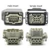 ZYUIOTHJK HDC-HE-006 6-Pin Rectangular Heavy-Duty Connector, Waterproof, for Aviation, 500 V, 16 A (Top Line) view 4