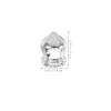 INOOMP 20-Pack Silver Flagpole Balls, PP Plastic Finials, 10 mm Inner Diameter view 2