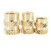 250/1000 pcs M2 M2.5 M3 M4 M5 M6 Heat-Set Brass Threaded Inserts for 3D Printing, Knurled, M6 (350 pcs, M5×4×7) view 1