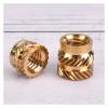 250/1000 pcs M2 M2.5 M3 M4 M5 M6 Heat-Set Brass Threaded Inserts for 3D Printing, Knurled, M6 (350 pcs, M5×4×7) view 4