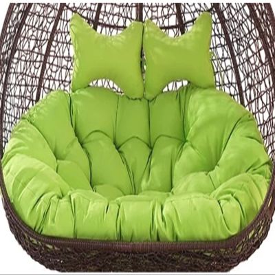 Outdoor Rattan Hanging Swing Cushion for 2, 150 x 110 cm (Chair Not Included)