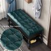 2-Tier Shoe Bench with Leather Seat, Entryway Organizer, 200 kg Capacity view 4