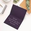 250 B6 Folded Cards – Aubergine (Purple), Blank, 12 x 17 cm view 2