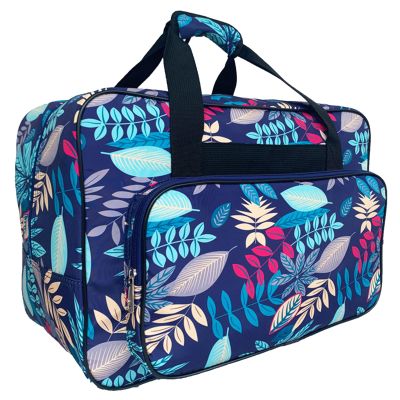 Yilingjc Portable Sewing Machine Storage Bag, Sturdy Nylon Travel Case with Accessory Pockets