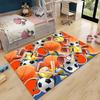 Restaurant Rug, 3D-Printed Basketball, Soccer & Rugby Design, 120 x 160 cm view 2