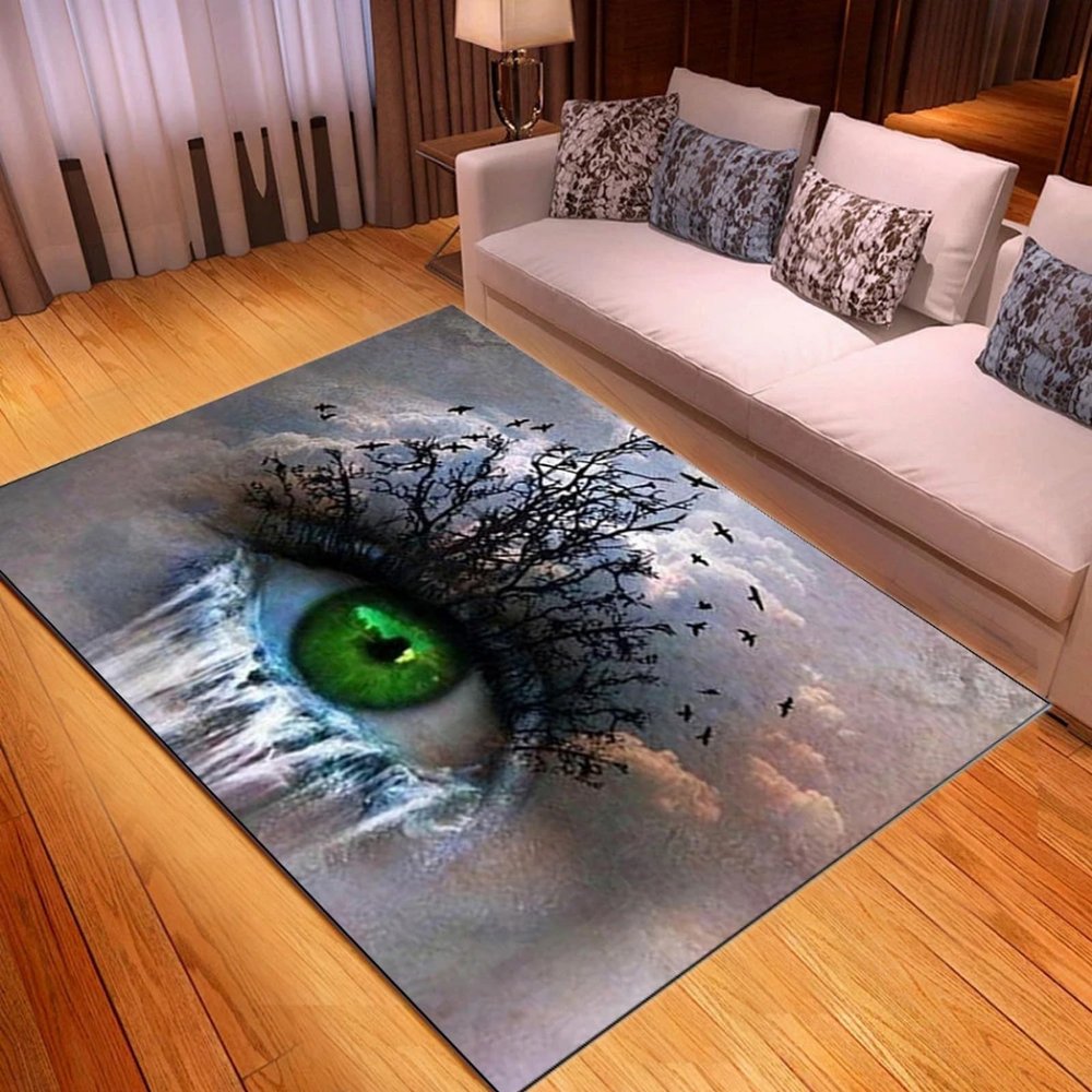 Kids' 3D Rug, Non-Slip, Easy-Clean, 50 x 80 cm