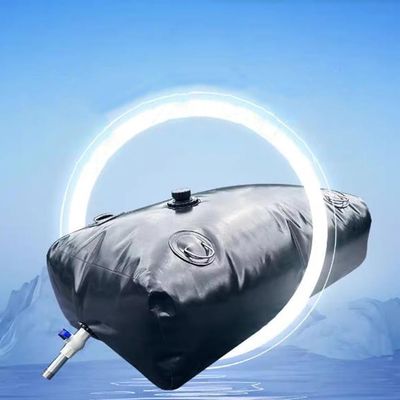 Water Tank, Portable Water Storage Bladder, Large Capacity, Garden Water Tank, Drought Water Collector, Outdoor Emergency Water (Color: Black, Size: 400 L/1 x 0.8 x