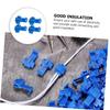 T-Shaped Solderless Wire Connectors, 100 Pack, 600V 15A view 3