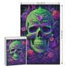 Adult Skull Puzzle, 1,000 Pieces, Creative Wooden Puzzle, 78 × 53 cm view 2