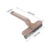 GRIRIW Multifunctional Rotating Cleaning Brush for Gas Stoves and Sinks, Brown view 2