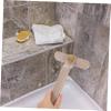 GRIRIW Multifunctional Rotating Cleaning Brush for Gas Stoves and Sinks, Brown view 3