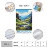 LNMNJESG Scottish Highlands Vintage Travel Poster, Mountains, 40 x 60 cm, Canvas Wall Art view 2