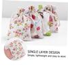 COLLBATH 4-Pack Linen Drawstring Gift Bags, 10 x 13 cm view 3