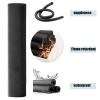 1.8 m/2 m Rubber Pipe Insulation, Black, 9/15/20 mm Thick, ID 6–110 mm view 4
