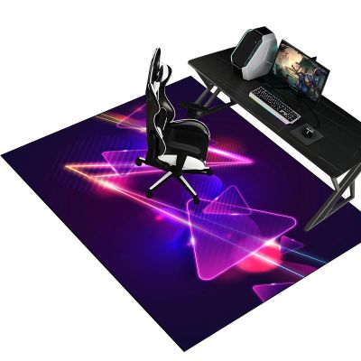Fzamudng Floor Protection Mat for Hard Floors and Carpets, 120 x 140 cm