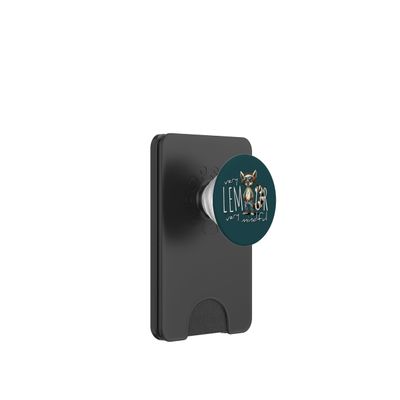 Demure? Very Lemur, Very Mindful! PopSockets PopWallet for MagSafe